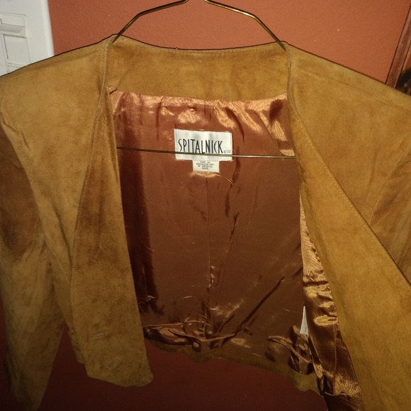 VTG. Suede cropped jacket - Picture 8 of 8